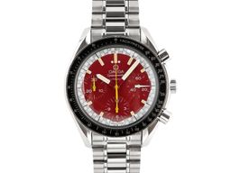 Omega Speedmaster Reduced 3510.61.00 (Onbekend (willekeurig serienummer)) - Rood wijzerplaat 39mm Staal