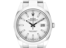 Rolex Datejust 41 126300 (2021) - White dial 41 mm Steel case