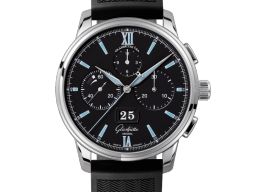 Glashütte Original Senator Chronograph Panorama Date 1-37-01-03-02-33 (2026) - Black dial 42 mm Steel case