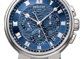 Breguet Marine 5527BB/Y2/5WV (2025) - Blue dial 43 mm White Gold case