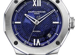 Baume & Mercier Riviera M0A10701 (2026) - Blauw wijzerplaat 42mm Staal