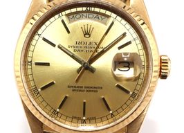 Rolex Day-Date 36 18038 (Unknown (random serial)) - Gold dial 36 mm Yellow Gold case