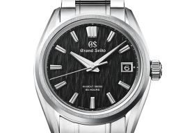 Grand Seiko Evolution 9 Collection SLGH017 (2024) - Zwart wijzerplaat 41mm Titanium