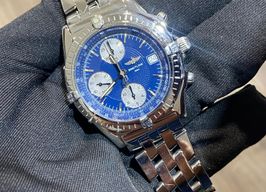 Breitling Chronomat A13050.1 (Onbekend (willekeurig serienummer)) - Blauw wijzerplaat 45mm Staal