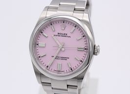 Rolex Oyster Perpetual 36 126000 (2021) - Pink dial 36 mm Steel case