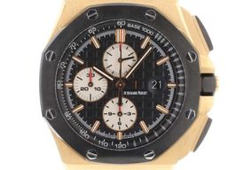 Audemars Piguet Royal Oak Offshore Chronograph 26400RO.OO.A002CA.01 (2013) - Black dial 44 mm Rose Gold case
