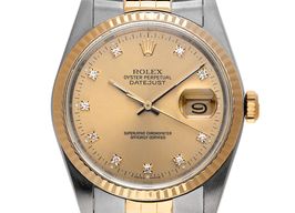 Rolex Datejust 36 16233 (1991) - Champagne dial 36 mm Gold/Steel case