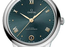 Omega De Ville 434.10.34.20.10.001 (2026) - Turquoise wijzerplaat 34mm Staal