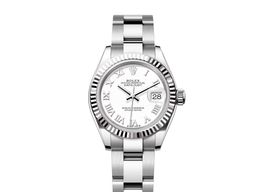 Rolex Lady-Datejust 279174 (2024) - Wit wijzerplaat 28mm Staal