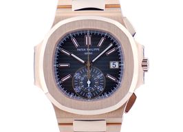 Patek Philippe Nautilus 5980/1R-001 (2023) - Black dial 41 mm Rose Gold case