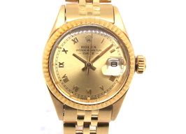 Rolex Lady-Datejust 6917 (1973) - Champagne dial 26 mm Yellow Gold case