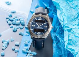 Breitling Aerospace E65362 (2000) - Blauw wijzerplaat 40mm Titanium