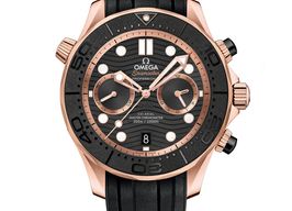 Omega Seamaster Diver 300 M 210.62.44.51.01.001 (2025) - Zwart wijzerplaat 44mm Roségoud