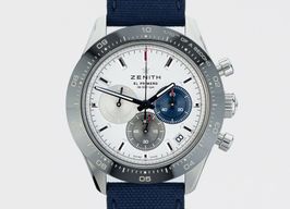 Zenith Chronomaster Sport 03.3100.3600/69.C823 (2021) - Wit wijzerplaat 41mm Staal