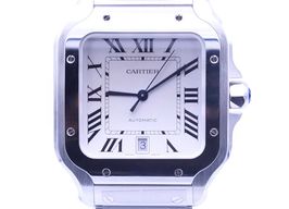 Cartier Santos WHSA0015 (2023) - Wit wijzerplaat 40mm Staal