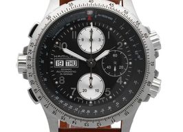 Hamilton Khaki Aviation H77616533 (2024) - Black dial 44 mm Steel case