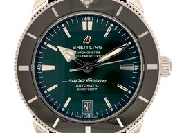 Breitling Superocean Heritage II 42 AB2010121L1S1 (2023) - Groen wijzerplaat 42mm Staal