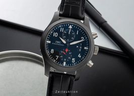IWC Pilot Chronograph IW388001 (2015) - Zwart wijzerplaat 46mm Titanium