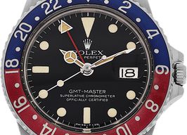 Rolex GMT-Master 1675 (Unknown (random serial)) - Black dial 40 mm Steel case