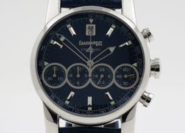 Eberhard & Co. Chrono 4 31041 (2010) - Blue dial 40 mm Steel case