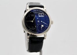 A. Lange & Söhne Little Lange 1 182.086 (2023) - Blauw wijzerplaat 36mm Witgoud