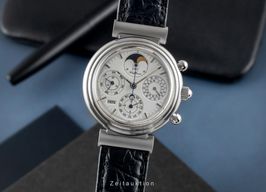IWC Da Vinci Perpetual Calendar IW375011 (1995) - Wit wijzerplaat 39mm Staal