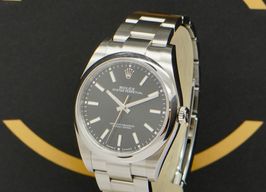 Rolex Oyster Perpetual 39 114300 (2019) - Zwart wijzerplaat 39mm Staal