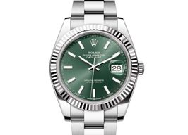 Rolex Datejust 41 126334 (2024) - Green dial 41 mm Steel case