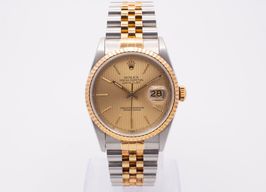 Rolex Datejust 36 16233 (1995) - Goud wijzerplaat 36mm Goud/Staal