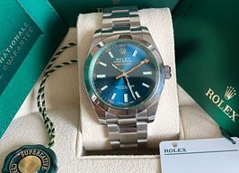 Rolex Milgauss 116400 (2021) - Blauw wijzerplaat 40mm Staal