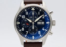 IWC Pilot Chronograph IW377714 (2017) - Blauw wijzerplaat 43mm Staal