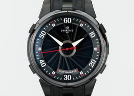 Perrelet Turbine XL A1051/1 (Unknown (random serial)) - Black dial 48 mm Steel case