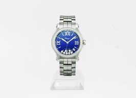 Chopard Happy Sport 278559-3009 (2024) - Blauw wijzerplaat 36mm Staal