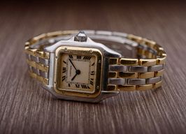 Cartier Panthère 66921 (1990) - White dial 22 mm Gold/Steel case