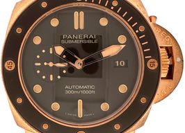Panerai Luminor Submersible PAM00968 (2021) - Brown dial 47 mm Bronze case