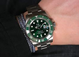 Rolex Submariner Date 116610LV (2019) - Green dial 40 mm Steel case