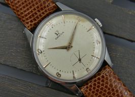 Omega Vintage honeycomb ref. 2800 -1 manual wind cal. 266 vintage 50s (1950) - Zwart wijzerplaat 35mm Staal