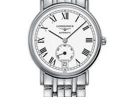 Longines Présence L4.805.4.11.6 (2024) - White dial 38 mm Steel case