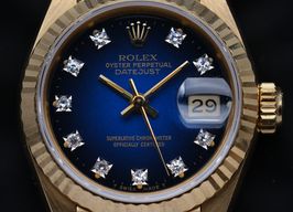 Rolex Lady-Datejust 69178 (1995) - Goud wijzerplaat 26mm Geelgoud