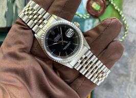 Rolex Datejust 36 16220 (1991) - Zwart wijzerplaat 36mm Staal