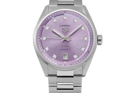 TAG Heuer Carrera WBN2319.BA0001 (2025) - Purple dial 36 mm Steel case