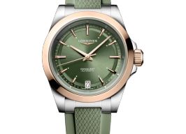 Longines Conquest L3.430.5.02.9 (2026) - Green dial 34 mm Gold/Steel case