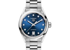 TAG Heuer Carrera Lady WBN2413.BA0621 (2026) - Blauw wijzerplaat 29mm Staal