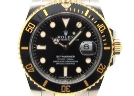 Rolex Submariner Date 116613LN (2017) - Black dial 40 mm Gold/Steel case