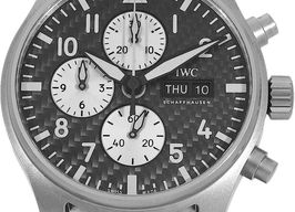 IWC Ingenieur AMG IW377903 (2023) - Zwart wijzerplaat 43mm Titanium