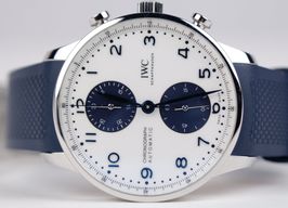 IWC Portuguese Chronograph IW371620 (2026) - Wit wijzerplaat 41mm Staal