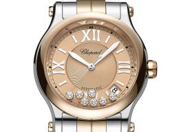 Chopard Happy Sport 278559-6019 (2024) - Gold dial 36 mm Steel case