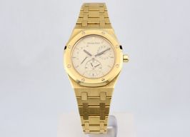 Audemars Piguet Royal Oak Dual Time 25730BA (1994) - Beige wijzerplaat 36mm Geelgoud