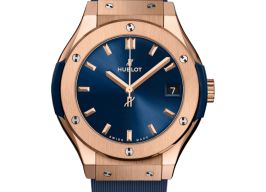 Hublot Classic Fusion Blue 581.OX.7180.RX (2025) - Blue dial 33 mm Rose Gold case
