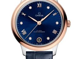Omega De Ville 434.23.34.20.53.001 (2026) - Blauw wijzerplaat 34mm Goud/Staal